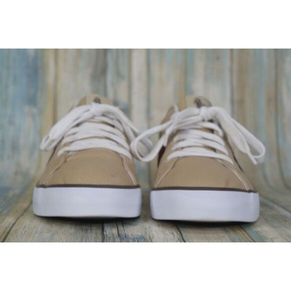 NOT AVAILABLE Lauren Giles Men\'s Canvas Sneakers Size 9.5 Casual Tan main image 5
